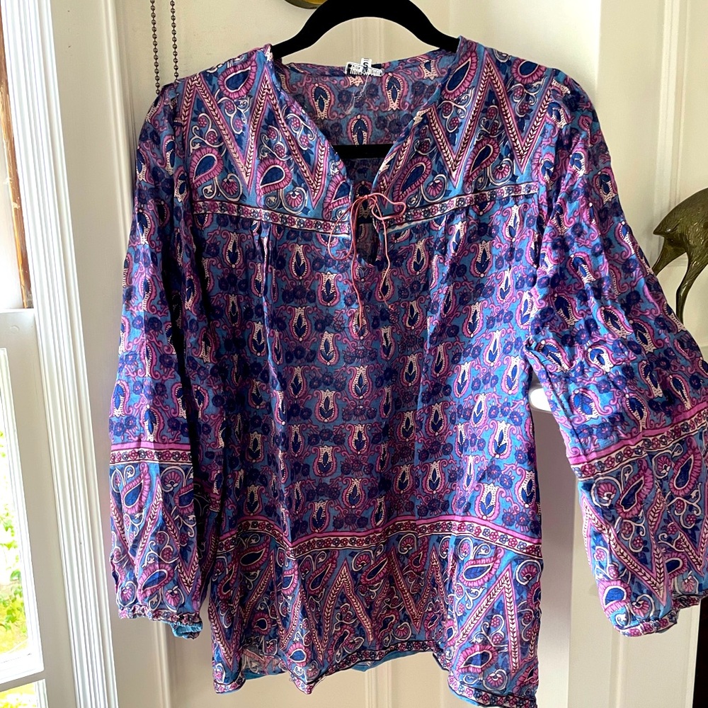 Vintage 70s Indian peasant blouse